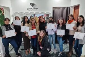 Academia Glow Makeup and Nails