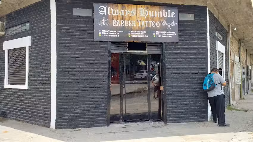 Always Humble (barber tattoo)