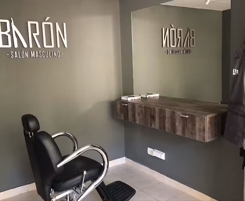 BAR&Oacute;N SAL&Oacute;N MASCULINO