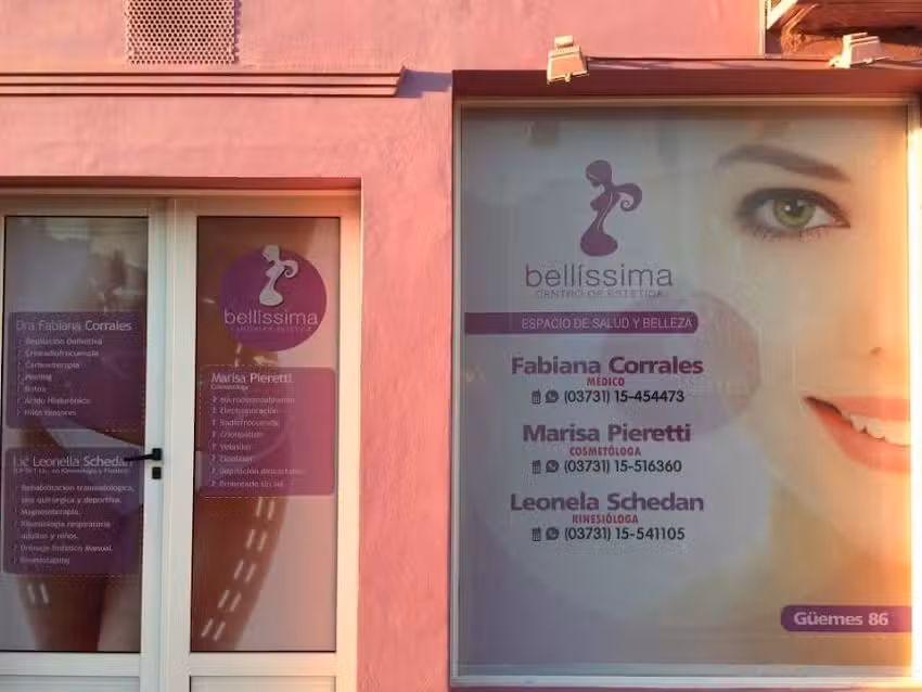 Bellissima centro de est&eacute;tica