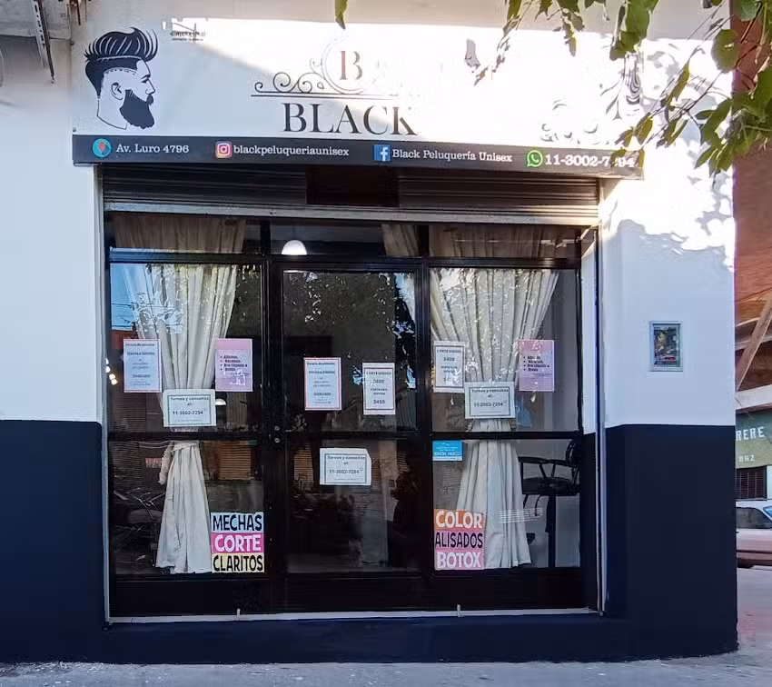 Black peluquer&iacute;a Unisex