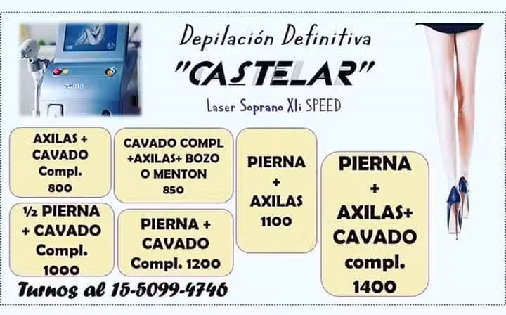 Depilaci&oacute;n Definitiva Castelar