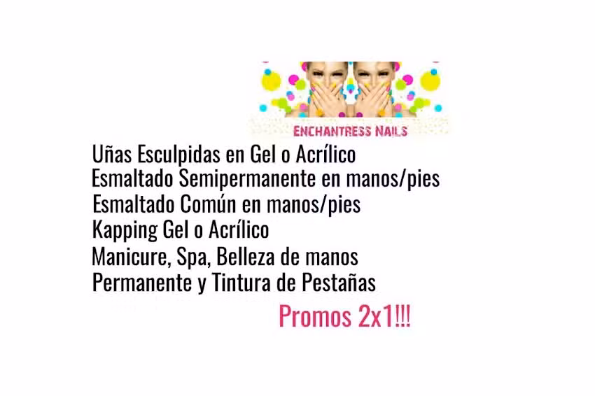 Enchantress Nails U&ntilde;as Esculpidas y m&aacute;s