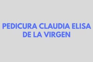 ENFERMERA -PEDICURA CLAUDIA ELISA LA VIRGEN-MATRICULADA