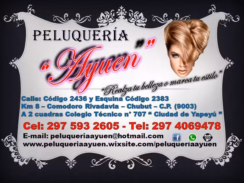 Peluquer&iacute;a Ayuen