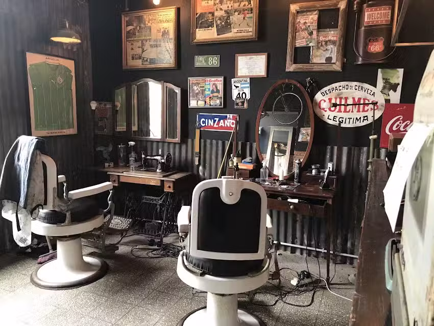 The barber shop DON VICENTE