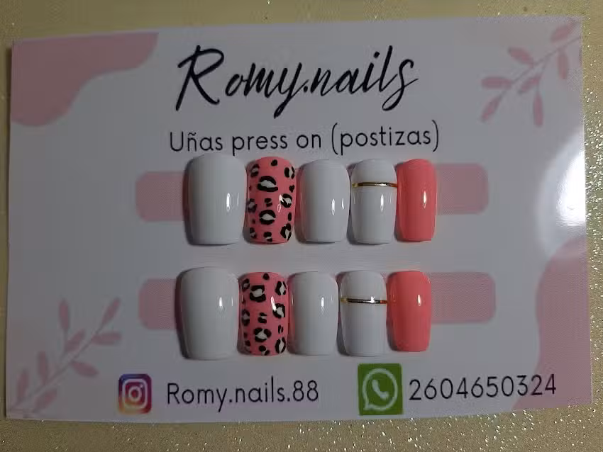 U&ntilde;as postizas (press on)